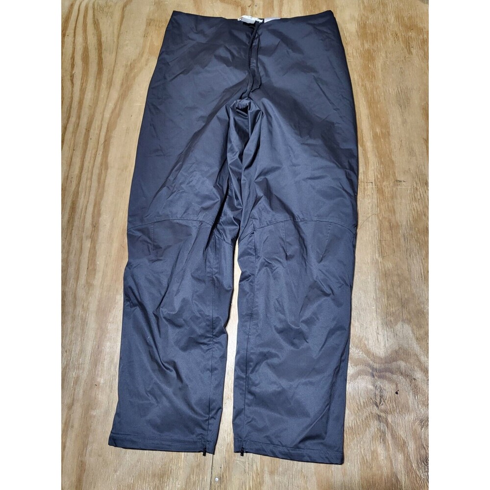 Vintage Nike Golf Clima-fit Pant Women XL Black Zip Drawstring @L8